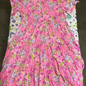 Lilly Pulitzer Pink Floral Dress